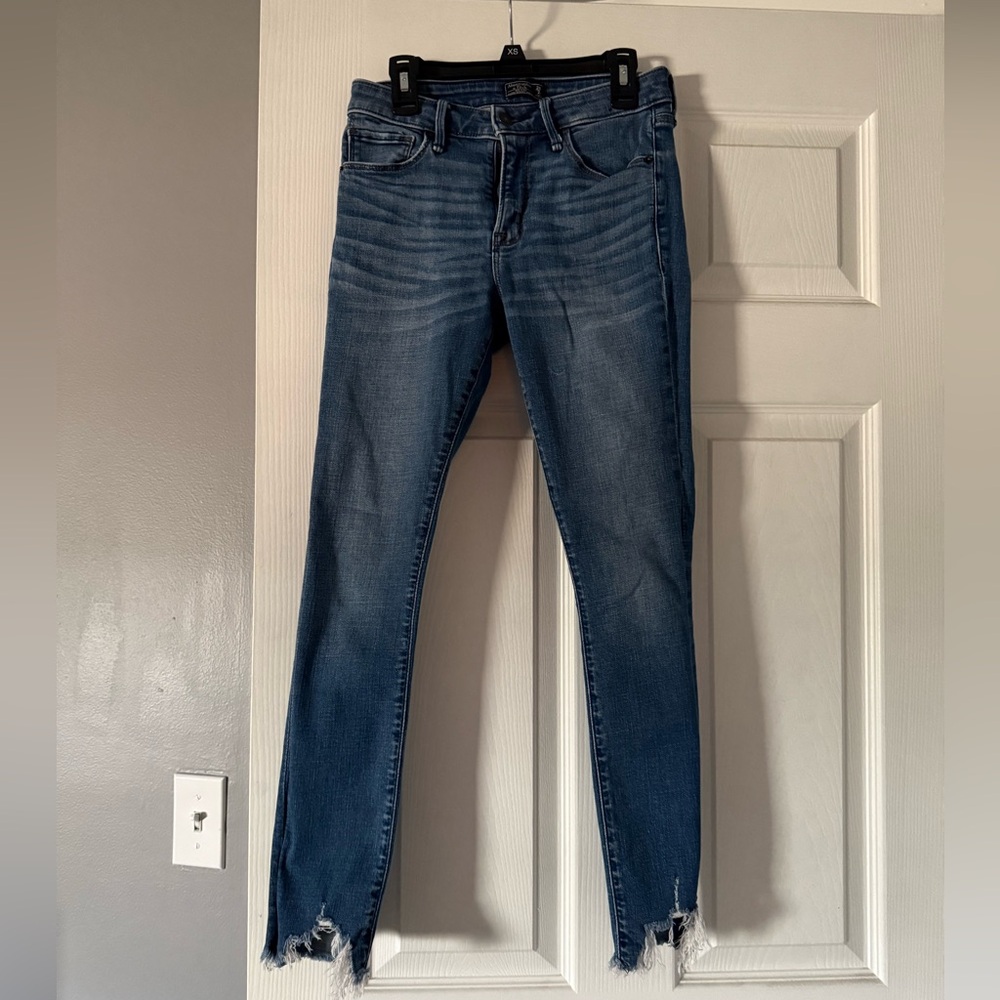 Abercrombie and Fitch super skinny ankle jean.